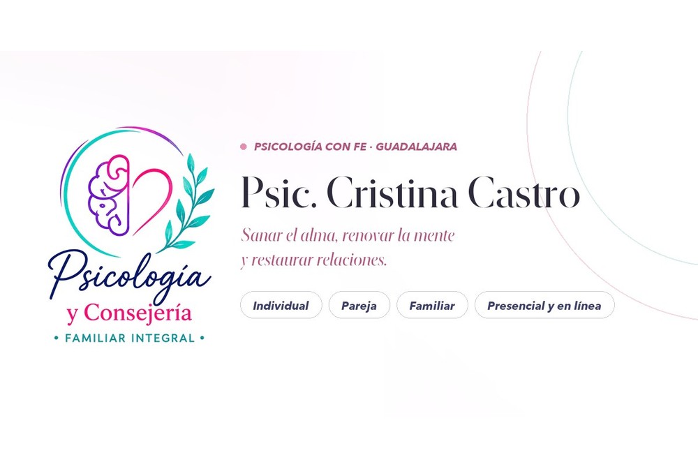 Vista previa del sitio de la Psic. Cristina Castro